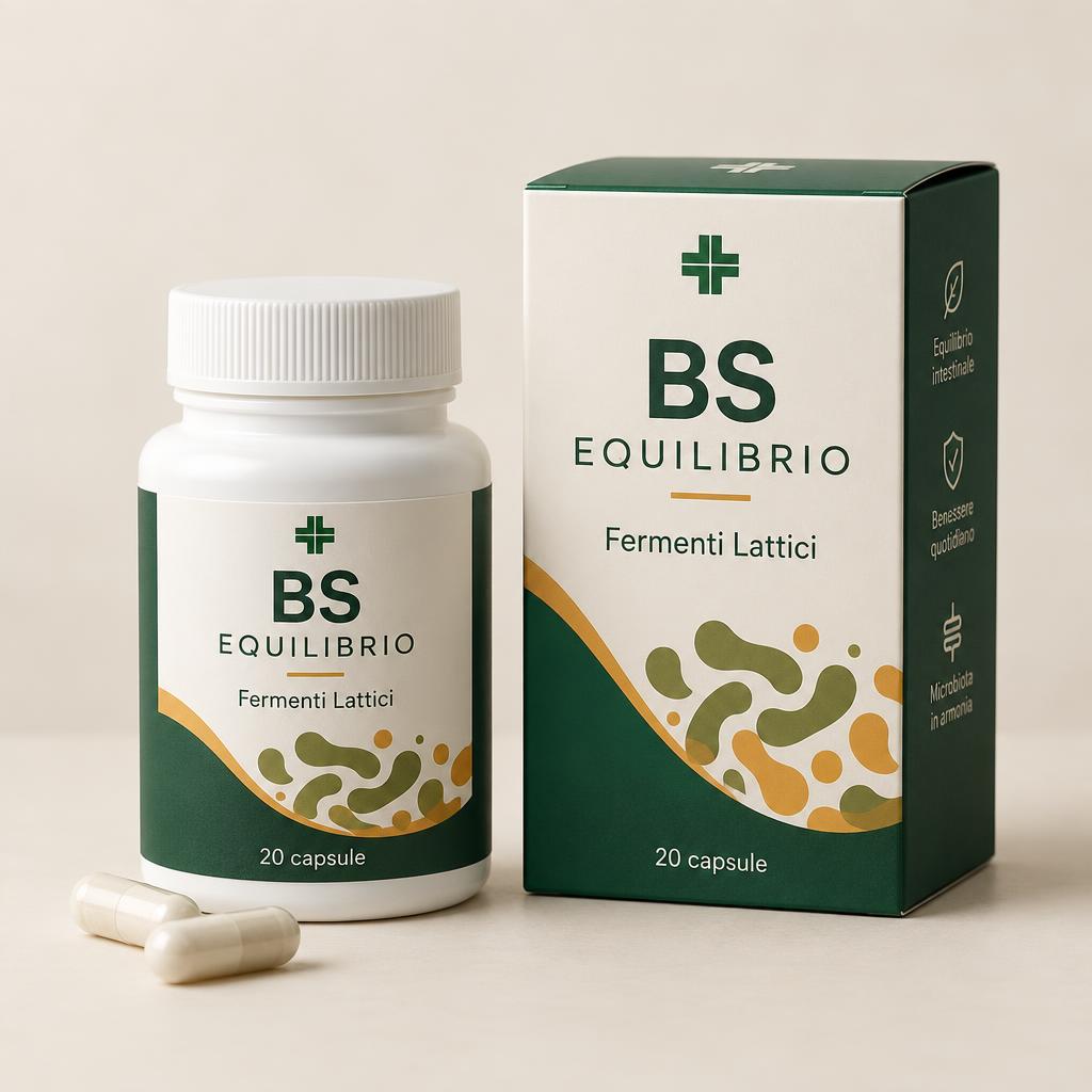 Flacone e confezione BS Equilibrio Fermenti Lattici